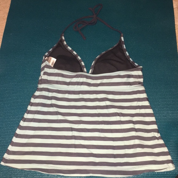 striped swimsuit top - Picture 2 of 2